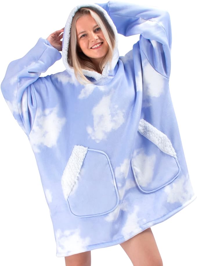 Oversized Blanket Sweatshirt For Adults & Children